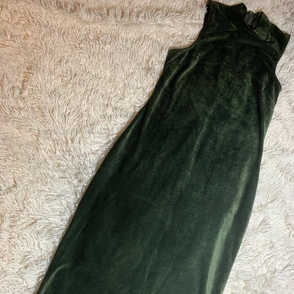Long Olive Green Dress